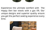 Bar Stools With Gas Lift | The Happy Den