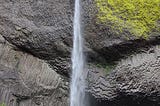 Latourell Falls, Columbia River Gorge, Multnomah County, Oregon.