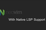 Neovim with LSP