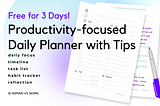 Introducing the Productivity-focused Planner (+ Template)