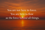 Let It Unfold: The Cosmic Power of Not Forcing Anything