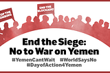 #YemenCantWait Hands Off Yemen!