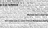 Why Comic Sans is a Good Typeface