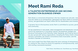 An Interview With Rami Reda | Entrepreneur & Investor | Toronto, Canada