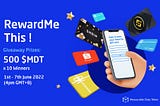 Measurable Data Token Giveaway Event, RewardMe This!