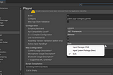 Unity’s New Input System Setup