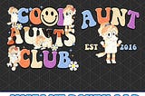 Cool Aunt Club Bluey PNG, Bluey Family Birthday PNG, Bluey Birthday Png, Bluey Bingo Png, Bluey Aunt  Png, Bluey Dad Png, Bluey Friends Png