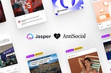 AntiSocial and Jasper AI Announce Strategic Long-Term Partnership