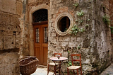 Street Corner, Crete, Greece