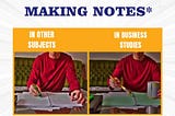 Mastering the Art of Note-taking for Commerce Stream: A Guide By Commerce Planet Institute.