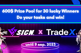Celebrating the partnership: Sign Club & Trade X Massive GiveAway