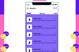 UX/UI Message app design