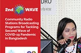 COVID-19 in the Community Radio Broadacsting From second wave to new normal, recovery, adaptation…