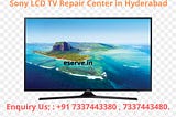 Sony LCD TV Repair Center in Hyderabad