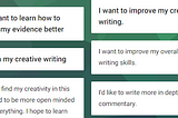 What Do Students (Actually) Want to Learn About Writing?