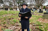 A Graveside Service at a Burial