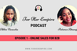 Online Sales Strategies for B2B with Patience Atsango