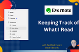 Keeping Track of What I Read In Evernote