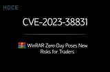 CVE-2023-38831 — WinRAR Zero-Day Poses New Risks for Traders