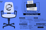 WE’RE HIRING: MARKETING TEAM