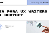 Inteligencia Artificial para UX Writers