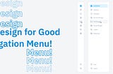 UX Design for Good Navigation Menu