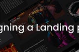 FUJIFILM X-T3 — UI/UX case study of a landing page