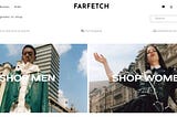 Cloning of Farfetch website within 5 days