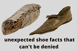 In looking at the history of shoes, you might expect a more or less steady evolution from a simple foot wrapping in primitive