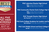 ALL FIVE PUC HIGH SCHOOLS RANKED AMONG BEST IN THE COUNTRY BY U.S. NEWS & WORLD REPORT