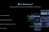 Nodepay mining tokens on your computer in a new project