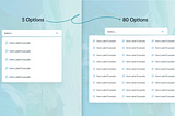 UI Experiment: Styling a dropdown using the child item count.
