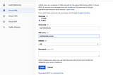 Setting up a static website using Google Cloud Platform
