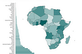 Our data on vaccine deliveries to Africa was too much for our map to handle.