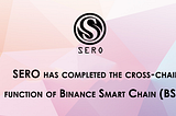 SERO has completed the cross-chain function of Binance Smart Chain (BSC)