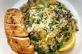 Recipe Roundup: Mushroom and Spinach Spaghetti Squash and Chicken