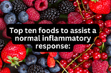 How to regulate inflammation by the foods that we eat