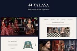 Case Study: Website Design For JJ Valaya — one of India’s top fashion designers