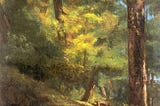 Two Roe Deers in the Forest by Gustave Courbet