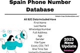 Bulk Email Data: Premium Spanish Phone Number Database Provider
