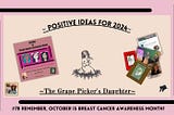 October is Breast Cancer Awareness Month! Image of a post of women in pink
