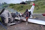 East Indonesian Rebels Burn Christian Missionary Plane, American Pilot Heavily Traumatized