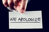 An Open Letter to SCA on How to Apologize