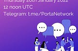 Community Conversations Recap: 20th January 2022