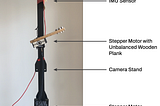 A test rig for detection of anomalous vibration data