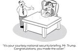 Cartoon: Donald Trump Security Briefings