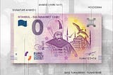 0€ Banknote — Turkey: Istanbul, SultanAhmet Mosque.