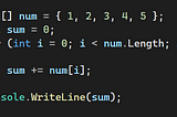 Different ways to get a sum of an array of integers in C#