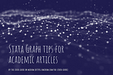 Stata graph tips for academic articles