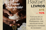 Bazar de Livros com Promoção até 70% off